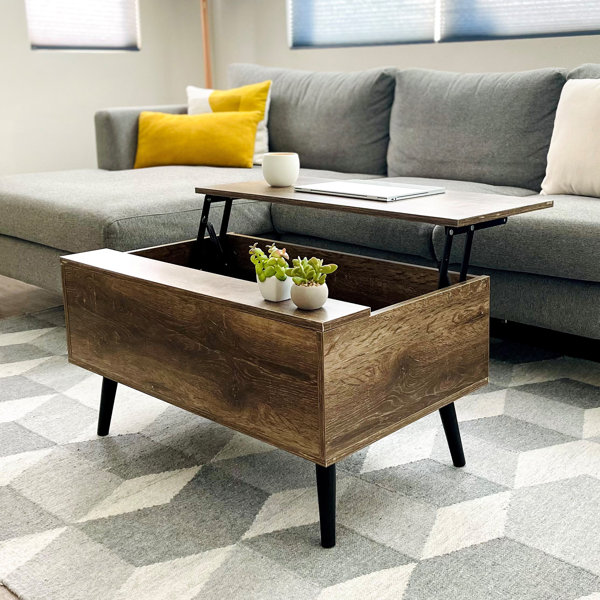 Corrigan Studio® Cooper Rustic MidCentury Modern LiftTop Coffee Table Wayfair
